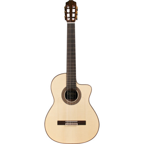 Cordoba ESPANA 55FCE Negra Ziricote Thinbody Guitare classique à cordes en nylon - Haute brillance 