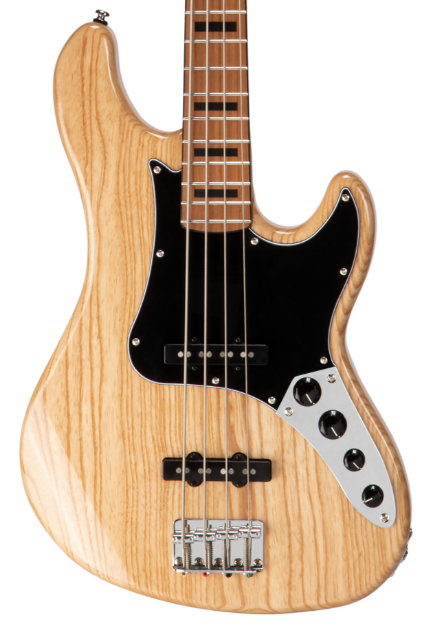 Cort GB64JJ-NAT Bass - Electric Bass with J Style Pickups - Natural