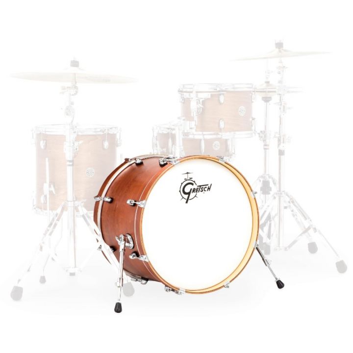 Gretsch Drums CT1-1424B-SWG Catalina Club Bass Drum (Satin Walnut Glaze) - 24" x 14"