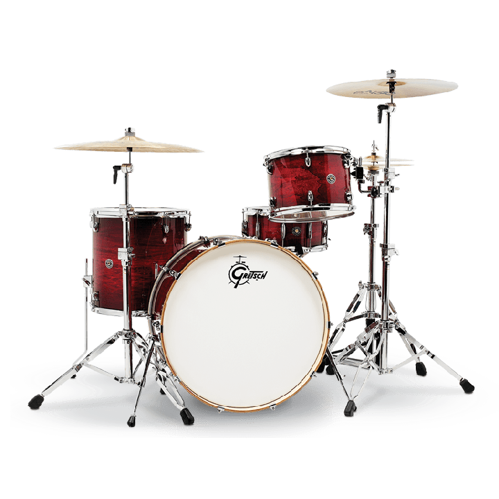 Gretsch Drums CT1-R444C-GCB Catalina Club 4-Piece (24/13/16/14sn) Shell Pack With Snare(Gloss Crimson Burst)
