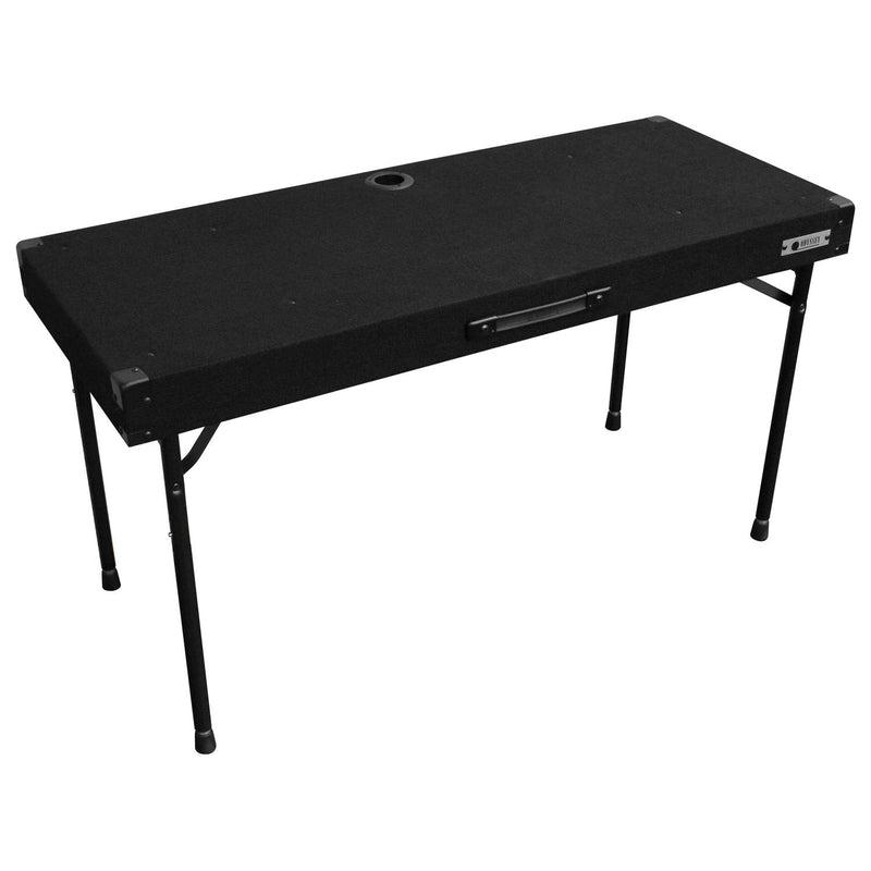 Odyssey CTBC2048 - Height Adjustable 48″ x 20″ Work Surface Carpet DJ Table