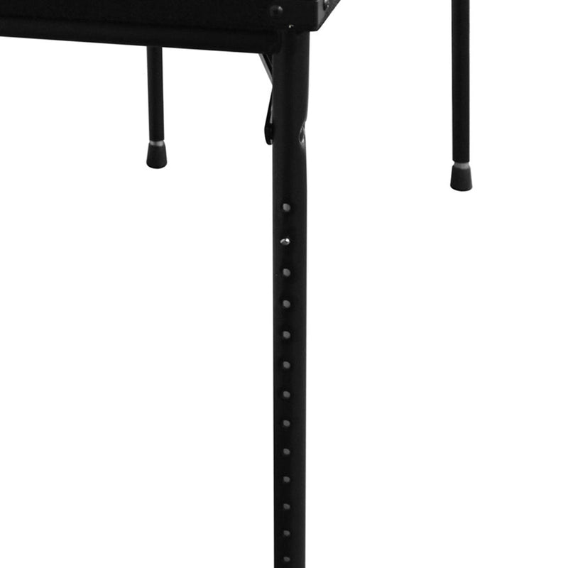 Odyssey CTBC2048 - Height Adjustable 48″ x 20″ Work Surface Carpet DJ Table