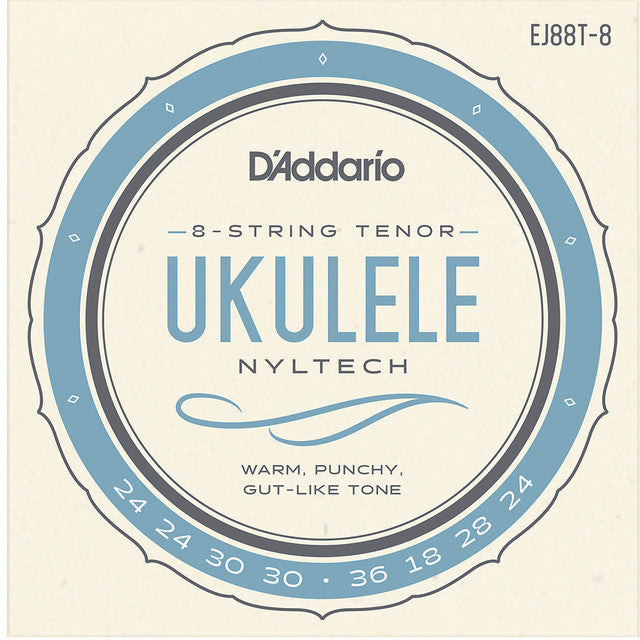 D'Addarrio EJ88T-8 Nyltech 8-String Tenor Ukulele Strings