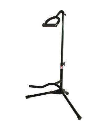 Profile GS450 Black Guitar Stand With Rubber Padded Neck Support and locking cradle