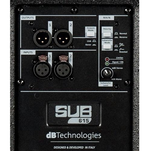 Db Technologies Sub 615 Active Subwoofer - Red One Music