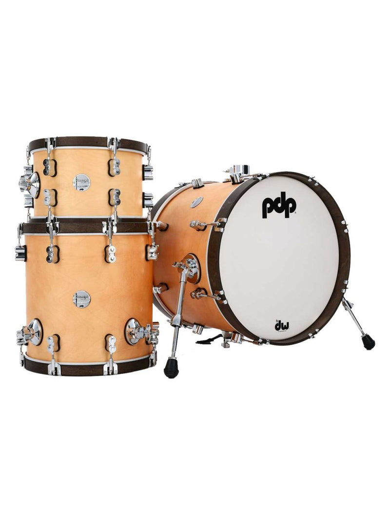 PDP PDCC1803NW Concept Maple Classic 3-Piece Bop Shell Pack (Natural Stain)