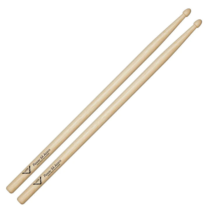 Vater VHP5AAW American Hickory Power 5A Acorn Wood Tip Drumsticks