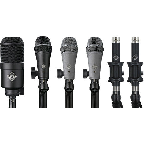 Telefunken DC6 Condenser & Dynamic Microphone System for Drum Kits (6 Mics) - Red One Music