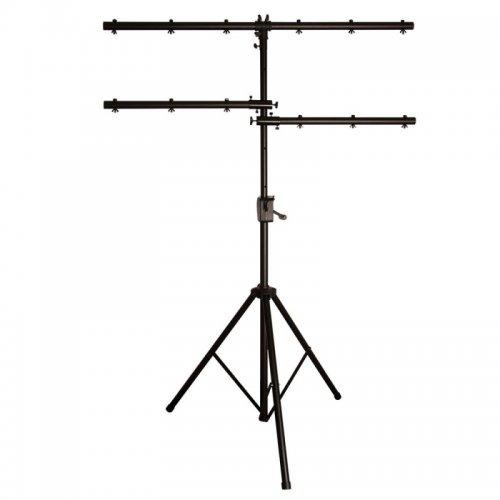 On-Stage Stands Ls7805Qik Power Crank-Up Lighting Stand Lighting Stand For Up To 12 Pars - Red One Music