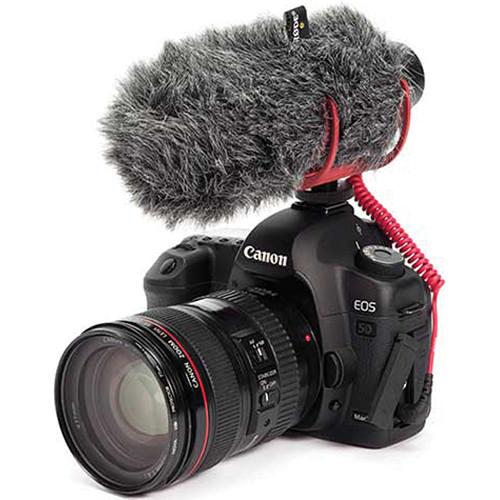 Rode Deadcat Go Artificial Fur Wind Shield For The Videomic Go - Red One Music