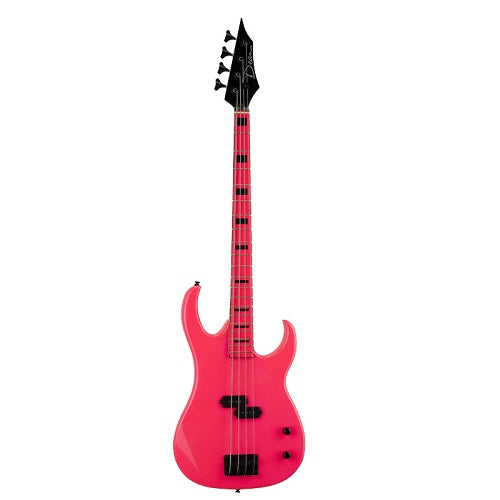 Dean CUSTOM ZONE Electric Bass Guitar (Fluorescent Pink)