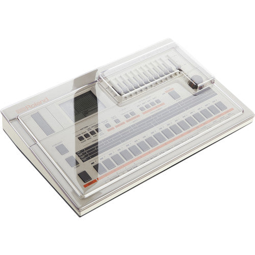 Decksaver DS-PC-TR707 Cover for Roland TR-707 Drum Machine (Smoked/Clear)
