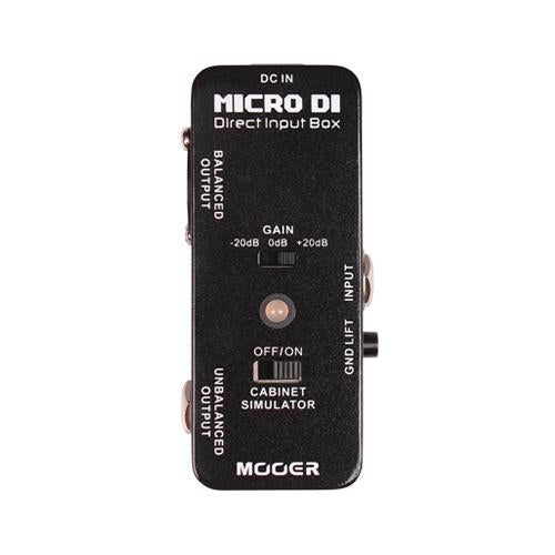 Mooer Micro DI MDI1 Direct Input Box - Red One Music