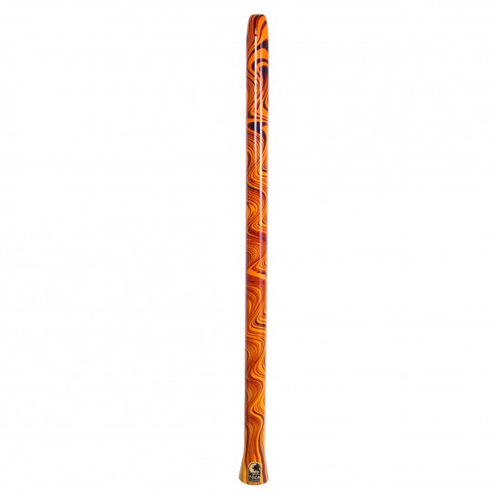 Toca DIDG-DOS Duro Didgeridoo - Orange Swirl