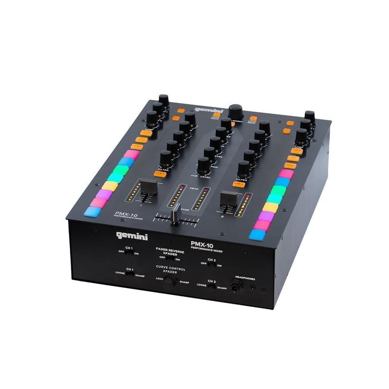 Table de mixage/contrôleur DJ Gemini PMX10 2 canaux 