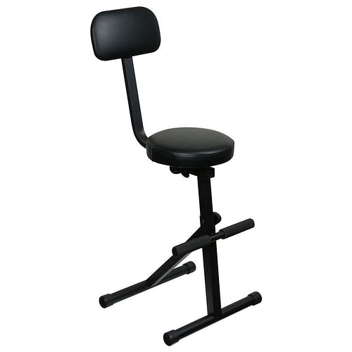 Odyssey DJCHAIR - Black Height Adjustable Chair for DJ