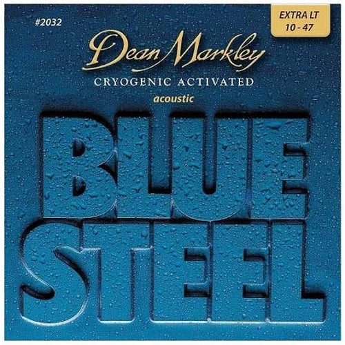 Dean Markley 2032 Blue Steel Acoustic String Set 10-47