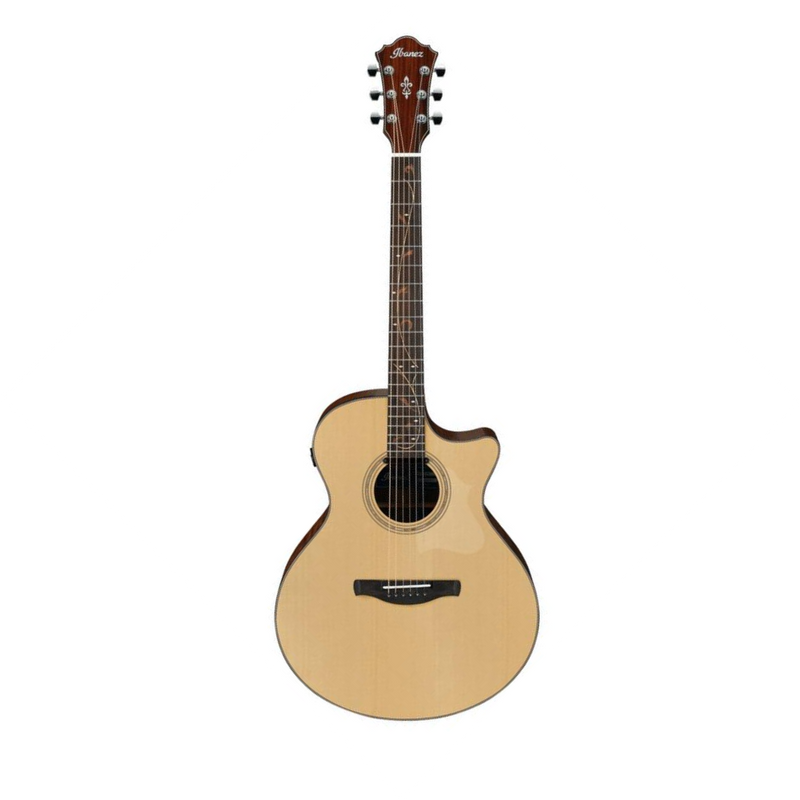 Ibanez AE275LGS - AE Solid Spruce Top Acoustic Guitar w/Pickup - Natural Low Gloss