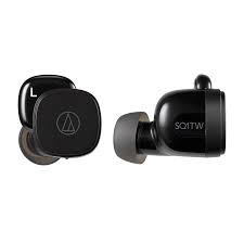Audio Technica ATH-SQ1TW In-Ear Sound Isolating Truly Wireless Headphones - Black