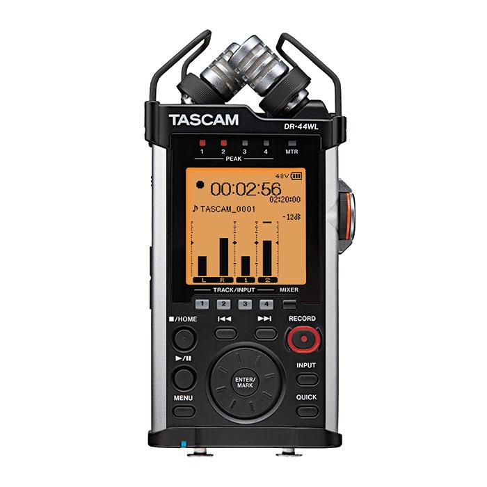 Tascam DR-44WL Portable Handheld Recorder With Wi-Fi - Red One Music