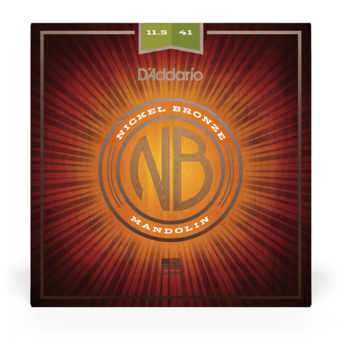 D'Addario NBM11541 Cordes de mandoline en bronze nickelé 11,5-41
