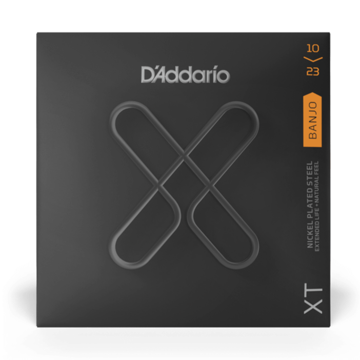 D'Addario XTJ1023 XT Cordes pour banjo en nickel Medium 10-23