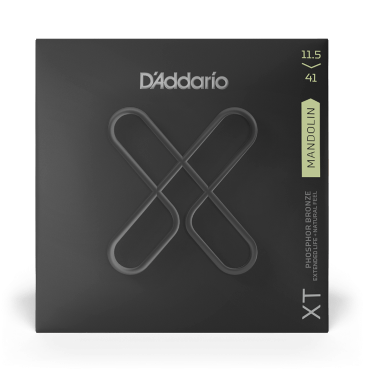 D'Addario XTM11541 XT Cordes de mandoline en bronze phosphoreux Medium/Heavy 11,5-41