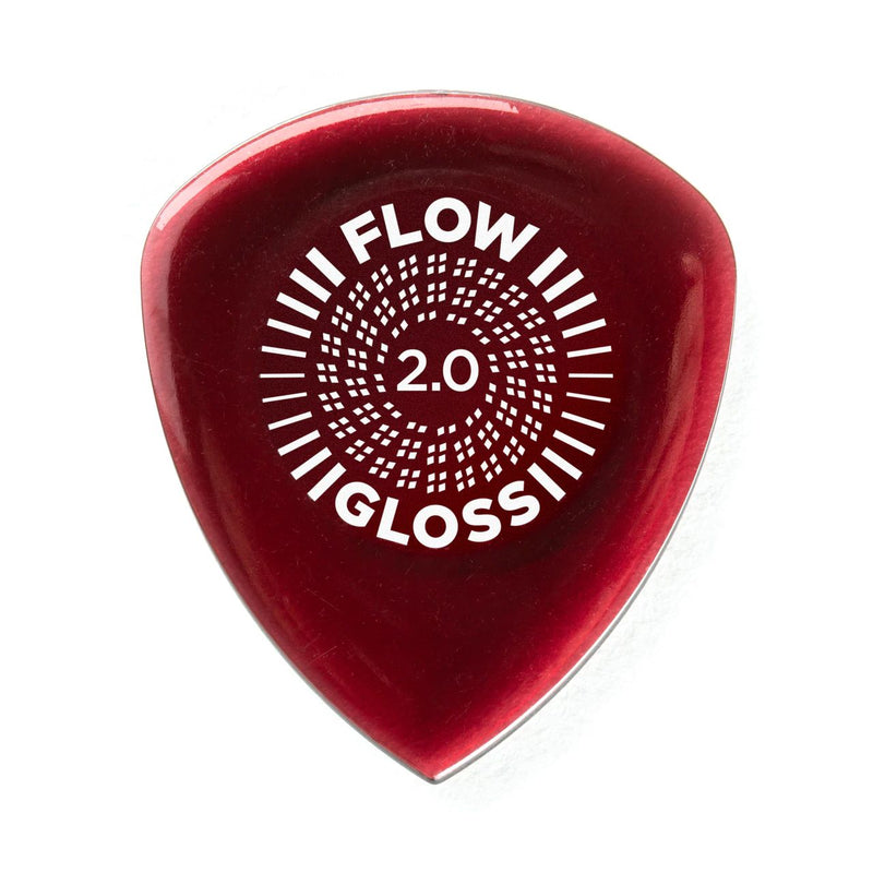 Dunlop 550R200 Flow Gloss Guitar Picks 2.0mm - 12 Refill Bag
