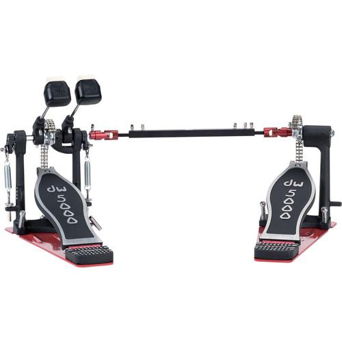 Dw Drum Workshop DWCP5002TDL3 Left Handed Double Bass-Drum Pedal - Red One Music