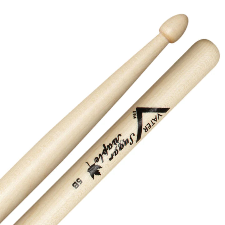 Vater VSM5BW Sugar Maple 5B Wood Tip Drumsticks