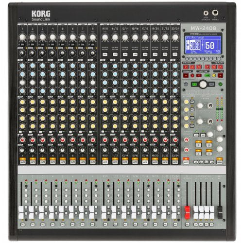 Korg MW-2408 24-channel Hybrid Mixer - Red One Music