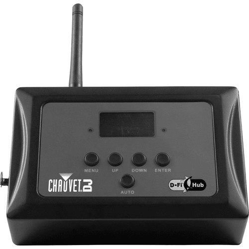 Chauvet D-Fi Hub Compact Easy-To-Use Wireless D-Fi Transmitter And Receiver In A Single Unit - Red One Music