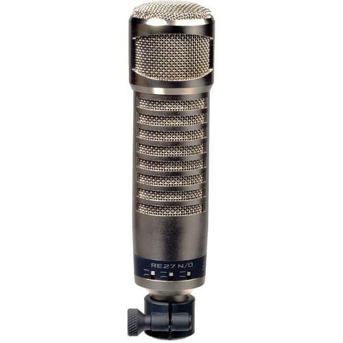 Electro-Voice RE27N/D Broadcast Announcer Microphone With Variable-D And Ndym Cap - Red One Music
