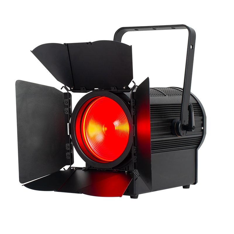 American DJ ENCORE-FR-PRO-COLOR Fresnel Fixture with 7" Lens with 400W 6-In-1 RGB/Amber/Lime/Cyan LEDS