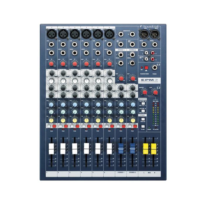Soundcraft EPM 6 6-Channel Multi-Format Mixer - Red One Music