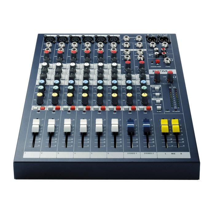 Soundcraft EPM 6 6-Channel Multi-Format Mixer - Red One Music