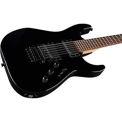 Esp Kh-2 Vintage Kirk Hammett Signature Series Electric Guitar Distressed Black - Red One Music
