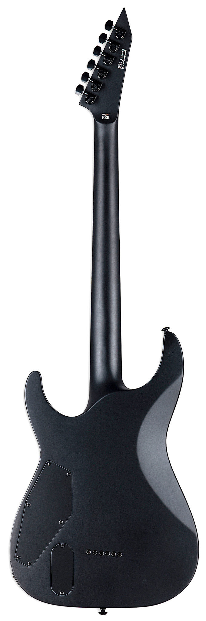 ESP LTD MH-1000 BARITONE Electric Guitar (Black Satin)