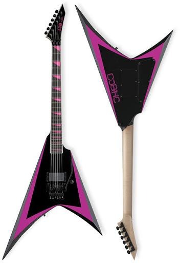ESP ALEXI LAIHO Electric Guitar (Pink Saw Tooth)