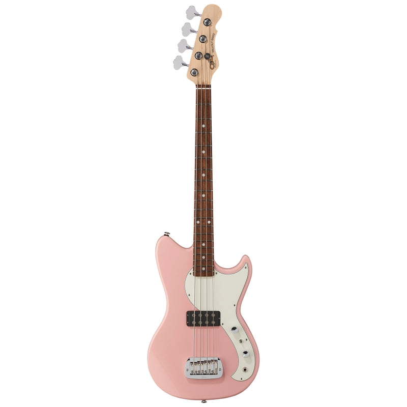 G&L FULLERTON DELUXE FALLOUT BASS Alder Body w/ Caribbean Rosewood Fretboard Electric Bass Guitar - Shell Pink