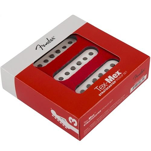 Fender 0992131000 Tex-Mex Stratocaster Pickups Set Of 3 - Red One Music