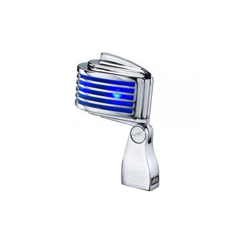 Heil Sound Fin Blue Chrome Mic With Blue Led - Red One Music