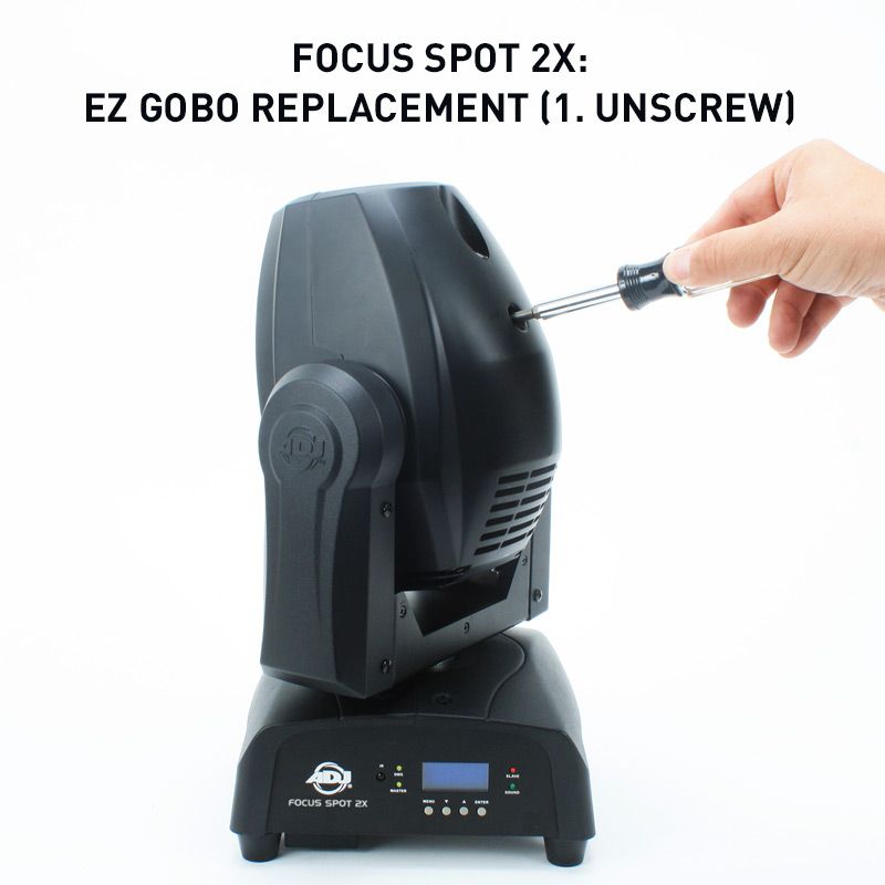 American DJ Focus-Spot-2x 100W la tête mobile avec 3W UV LED