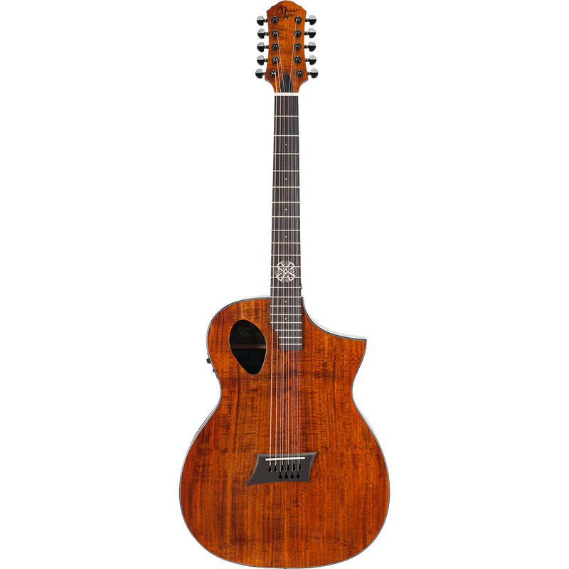 Michael Kelly MK10XKGSFX Forte Port 10 String Acoustic Electric Guitar w/Fishman Pickup - Gloss Koa