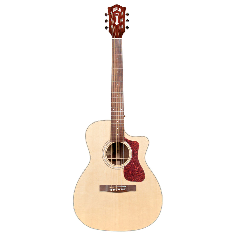 Guild OM-150CE - Orchestra Single Cutaway Acoustic Guitar - Natural Gloss