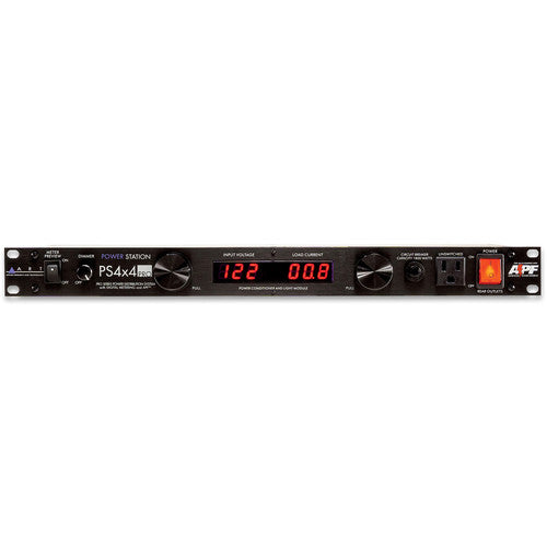 Art Ps4X4Pro Rackmount 8-Outlet Power Conditioner Amp Surge Protector - Red One Music