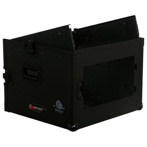 Odyssey FZ1006BL - Rack Combo Pro vertical 6U incliné sur le dessus 10U noir