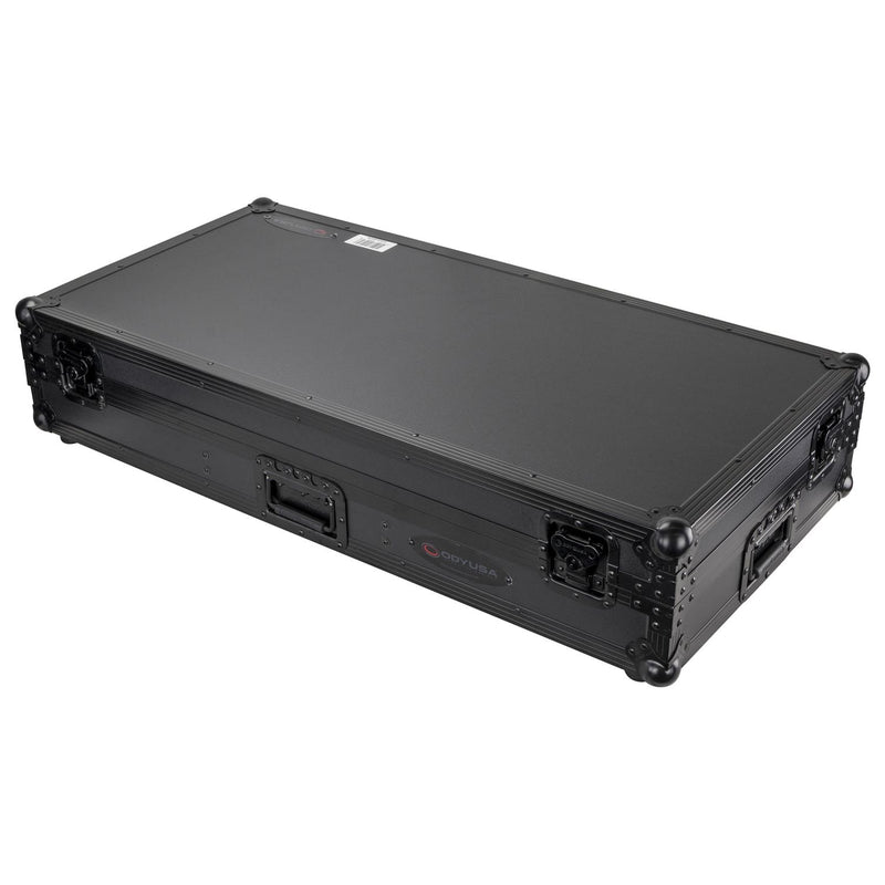 Odyssey FZ10CDJWXDBL Black Extra Deep 10″ Format DJ Mixer and Two Large Format Media Players Coffin Flight Case