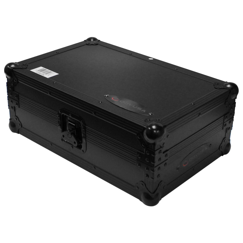 Odyssey FZ10MIXXDBL Universal Black 10″ Format DJ Mixer Flight Case w/Extra Deep Rear Compartment