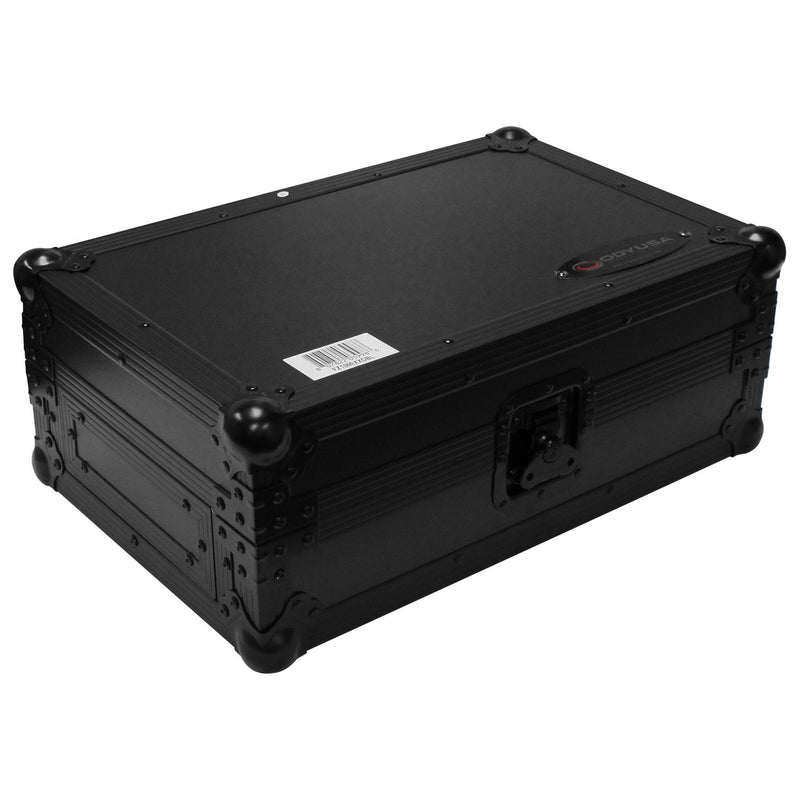 Odyssey FZ10MIXXDBL Flight case universel noir pour table de mixage DJ au format 10″ avec compartiment arrière extra profond